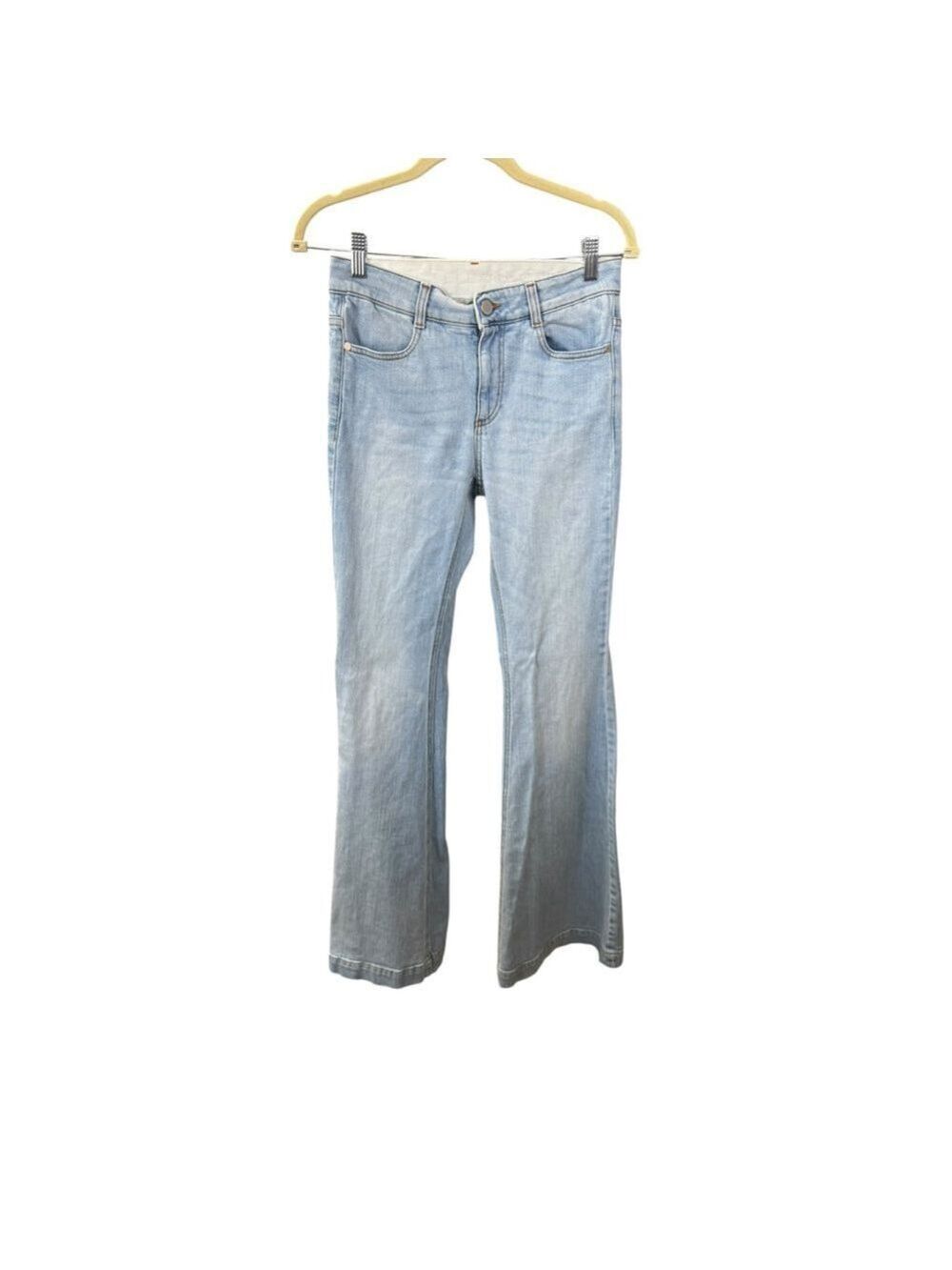 Women's Stella McCartney Light Blue Flare Jeans Size 28